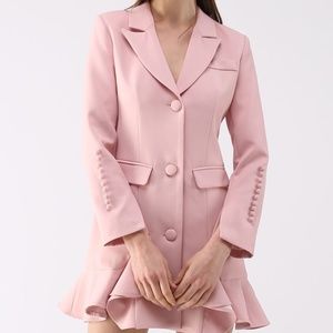 Pink Blazer Dress